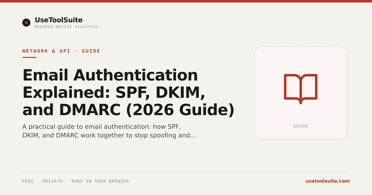 Email Authentication Explained: SPF, DKIM, and DMARC (2026 Guide ...
