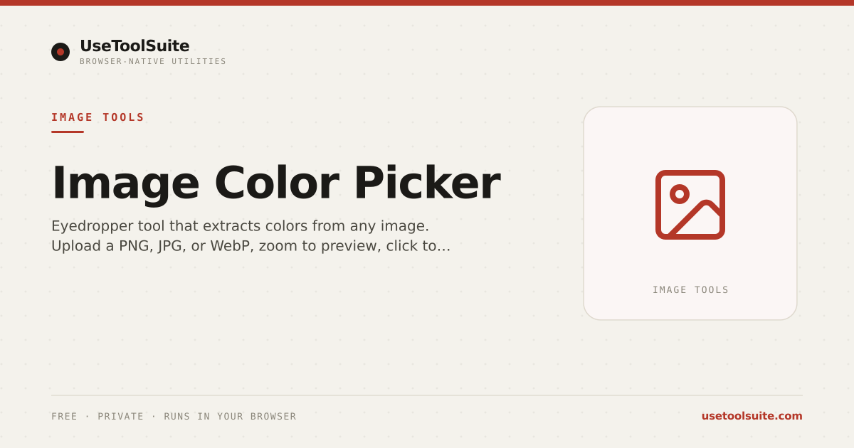 Image Color Picker — Free Online Tool | UseToolSuite
