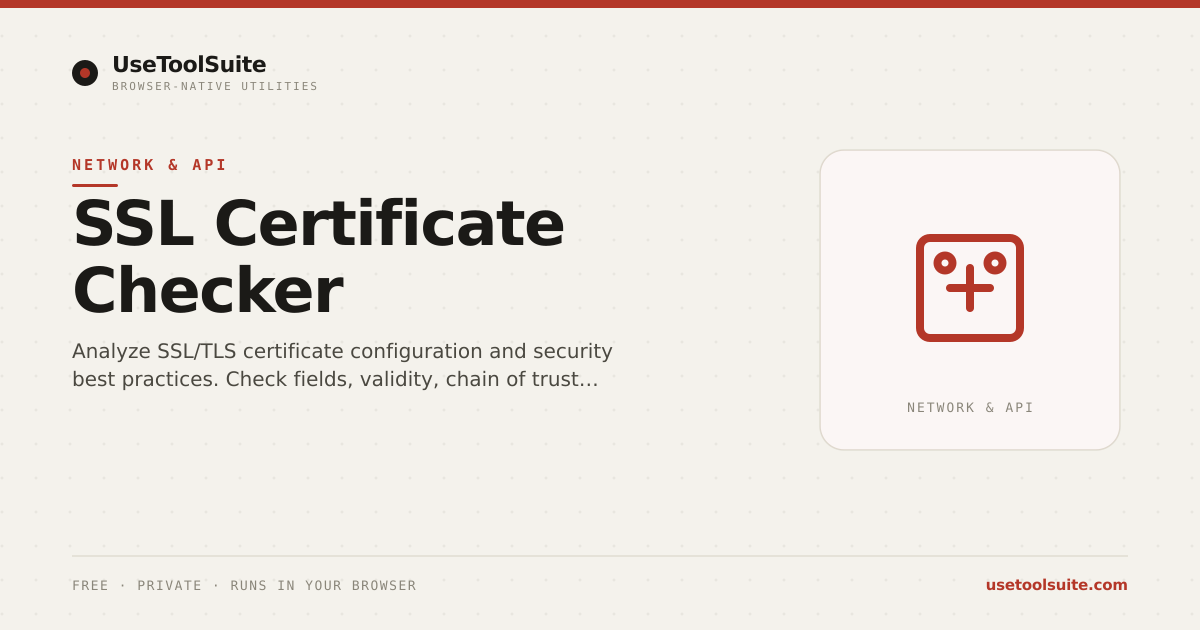 SSL/TLS Certificates: What Developers Should Know — Free Online Tool ...